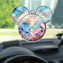Load image into Gallery viewer, Personalized Ohana Car Ornament Custom Name Gift for Mom/Dad
