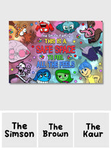Load image into Gallery viewer, Personalized Doormat Safe Space Family Name Custom Gift
