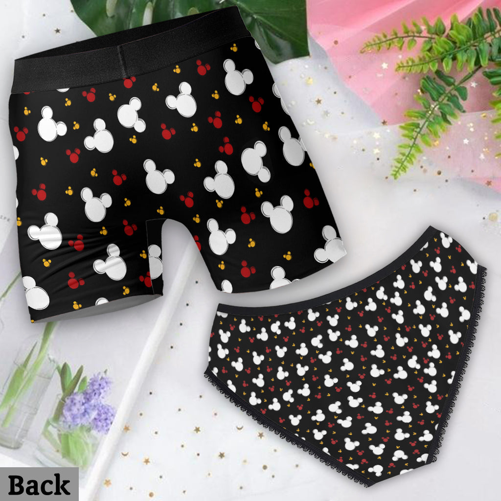 Personalized Property Of Couples Briefs Custom Name Lace Boxer Briefs