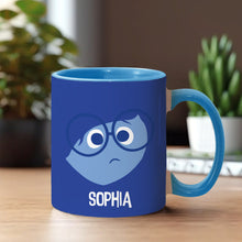 Load image into Gallery viewer, Personalized Two-Tone Accent Mug Custom Name Gift
