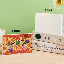 Load image into Gallery viewer, Personalized Halloween Building Brick Block Custom Design Gift
