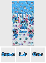 Load image into Gallery viewer, Personalized Ohana Beach Towel Custom Name Gift for Family
