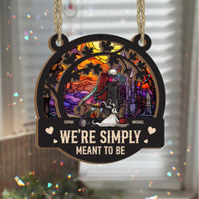 Load image into Gallery viewer, Personalized Nightmare Suncatcher Gift for Halloween or Wedding
