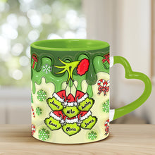 Load image into Gallery viewer, Personalized Heart Handle Mug Custom Name Gift for Mom
