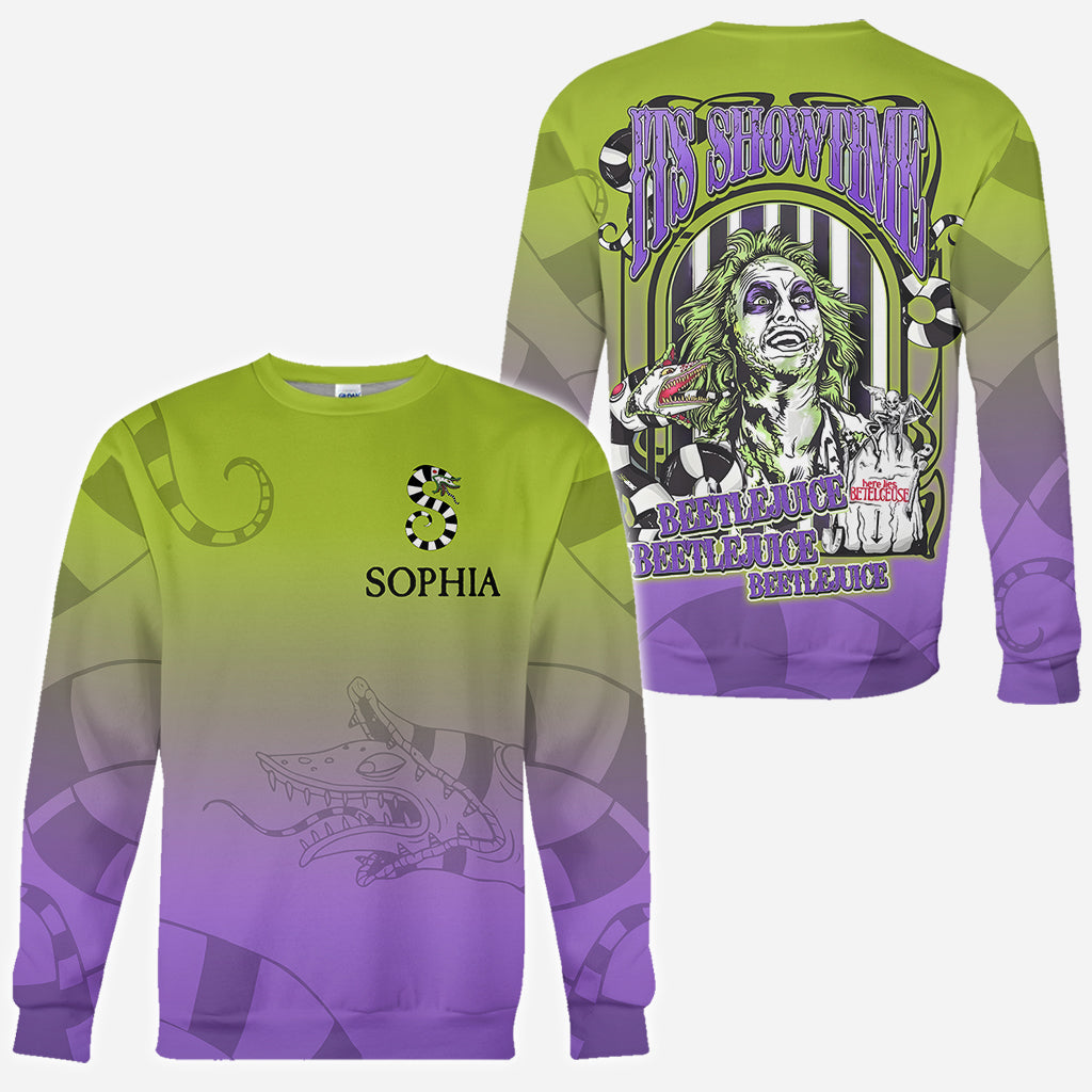 Personalized Beetlejuice All Over Shirt Gift for Halloween