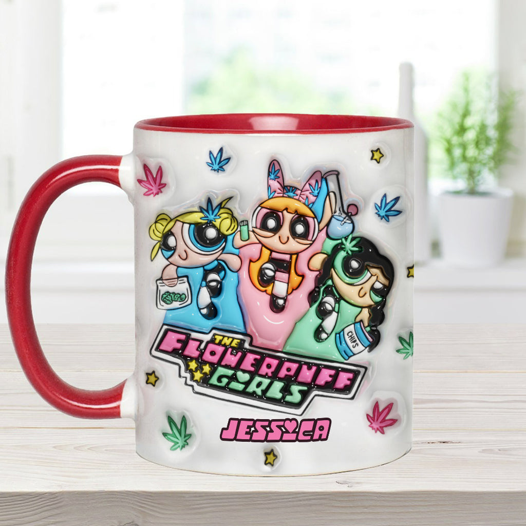 Personalized Weed Accent Mug Custom Name Gift for Her