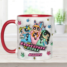 Load image into Gallery viewer, Personalized Weed Accent Mug Custom Name Gift for Her
