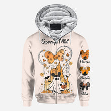 Load image into Gallery viewer, Personalized Halloween All Over Shirt Custom Name Gift for Mom
