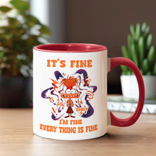 Load image into Gallery viewer, Personalized Accent Mug Cute Anxiety Design Gift for Graduation
