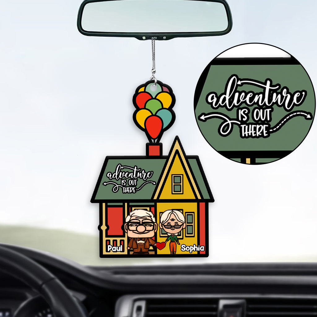 Personalized Adventure Car Ornament Custom Couple Gift for Christmas