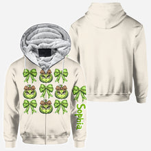 Load image into Gallery viewer, Personalized Grinchy Christmas All Over Shirt for Women
