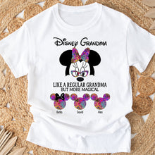 Load image into Gallery viewer, Personalized Disney Grandma T-shirt and Hoodie Gift for Mom
