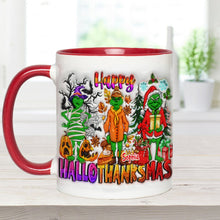 Load image into Gallery viewer, Personalized Grinch Accent Mug Custom Name Holiday Gift
