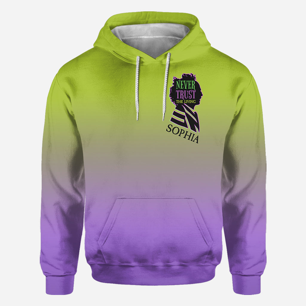 Personalized All Over Shirt Never Trust The Living Unique Gift