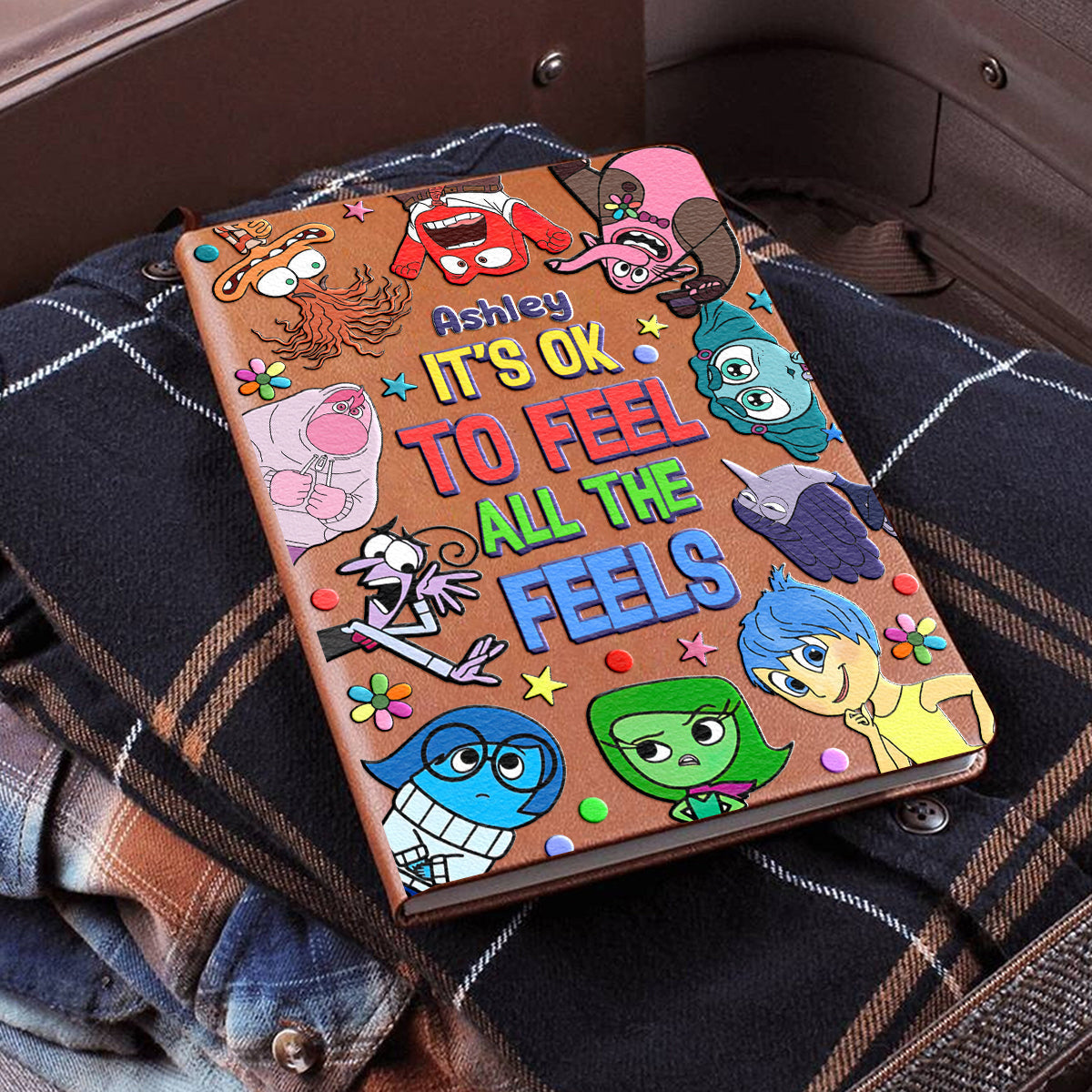 Personalized Leather Journal Custom Name Gift for Graduation