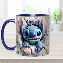 Load image into Gallery viewer, Personalized Ohana Accent Mug Custom Name Gift for Kids
