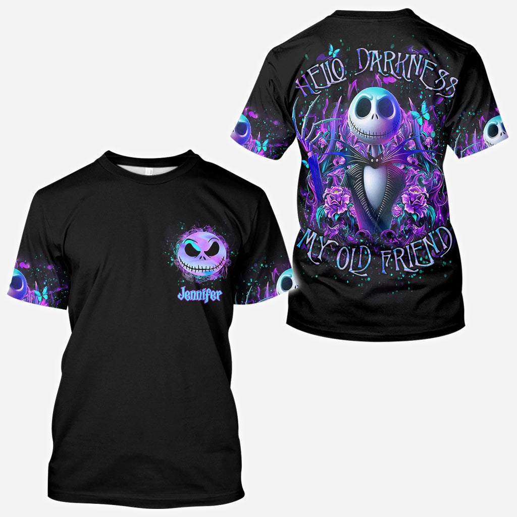 Personalized Nightmare All Over Shirt Custom Name Gift Halloween