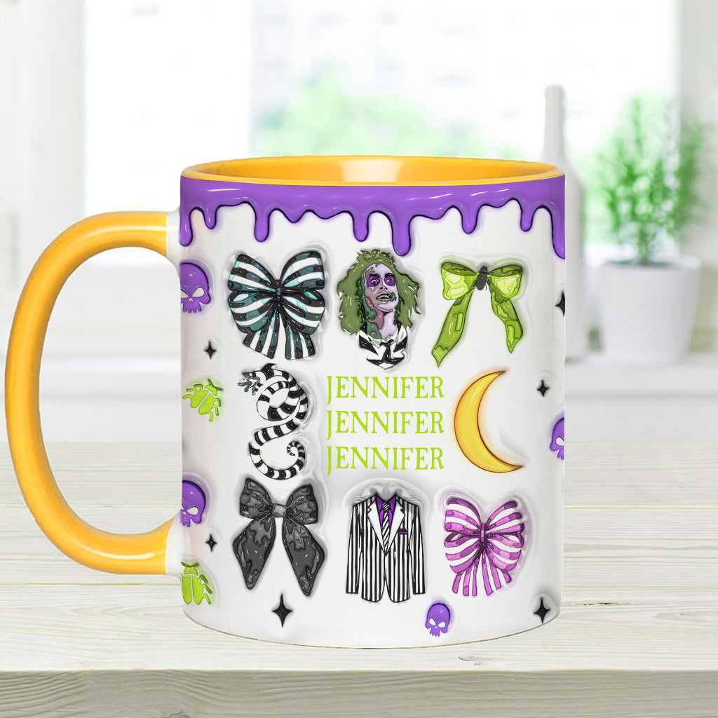 Personalized Accent Mug with Unique Design for Halloween Gift