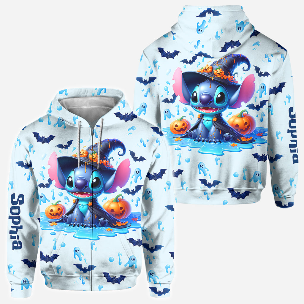 Personalized Halloween Ohana All Over Shirt Gift for Family