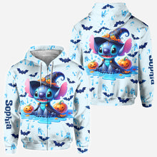 Load image into Gallery viewer, Personalized Halloween Ohana All Over Shirt Gift for Family
