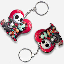 Load image into Gallery viewer, Personalized Nightmare Keychain Custom Name Gift for Couple
