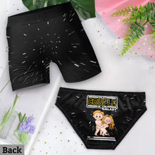 Load image into Gallery viewer, Personalized Best Couple in the Galaxy Briefs Set for Him &amp; Her
