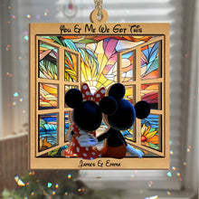 Load image into Gallery viewer, Personalized You &amp; Me We Got This Suncatcher Gift for Couples
