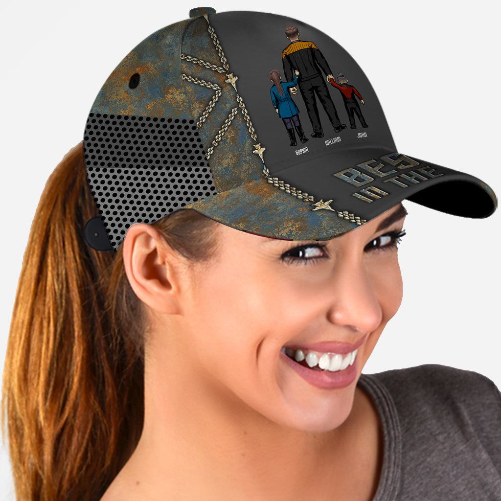 Personalized Classic Cap Best Dad In The Universe Gift Idea
