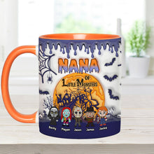 Load image into Gallery viewer, Personalized Halloween Mug for Grandma of Little Monsters
