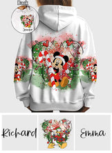Load image into Gallery viewer, Personalized Merry Christmas All Over Shirt for Women | Perfect Holiday Gift
