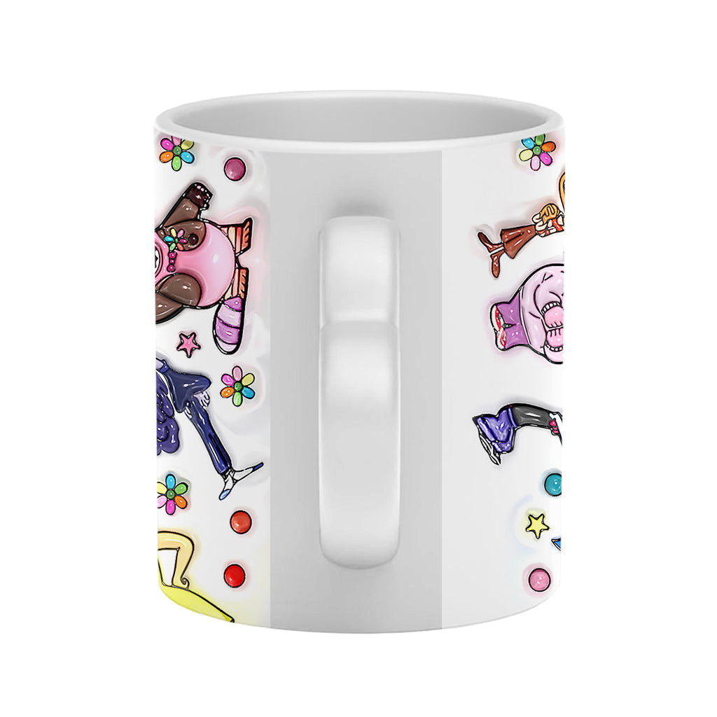Personalized Heart Handle Mug Custom Name Gift for Mom