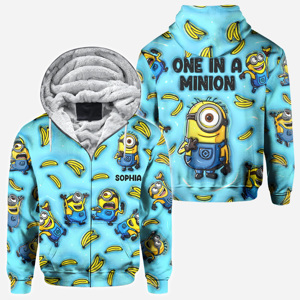 Personalized Minion All Over Shirt Custom Name Birthday Gift