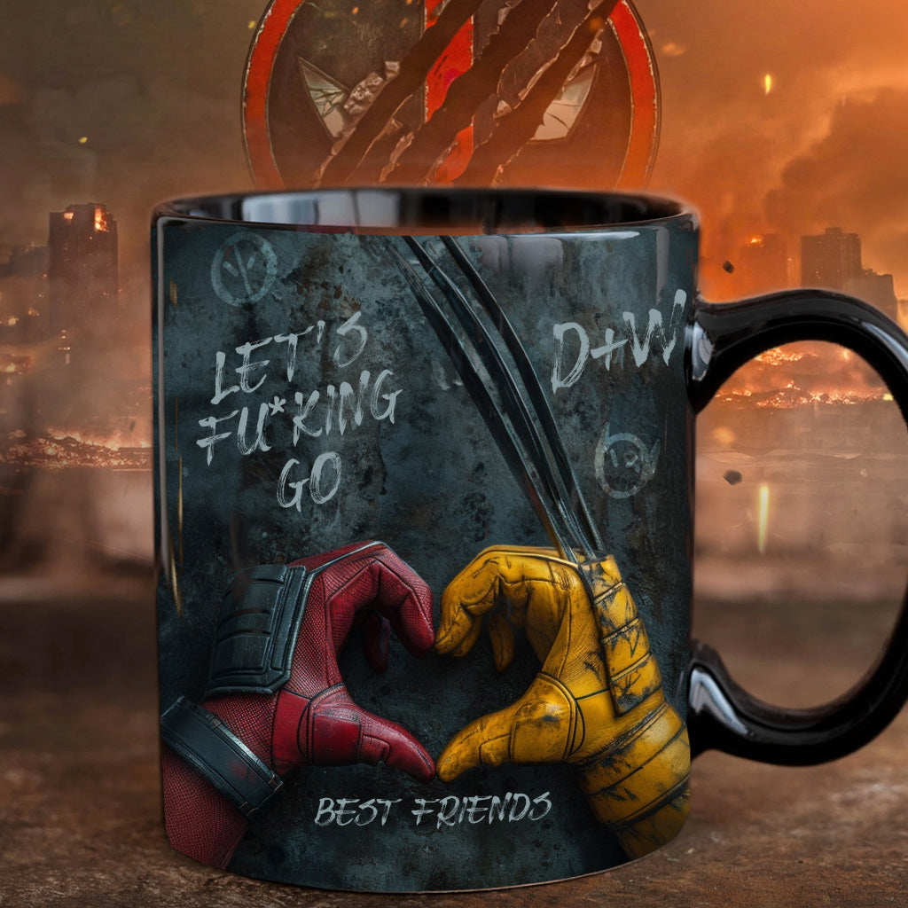 Personalized Let's Fu*cking Go Mug Custom Gift for Best Friends