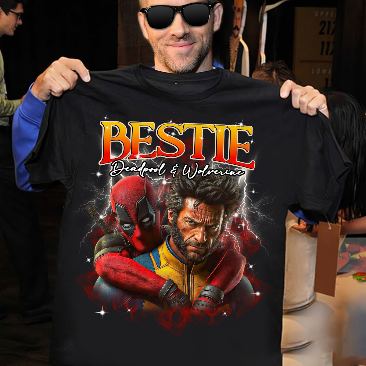 Personalized 90s Vintage Bootleg Tee Custom Bestie Shirt Gift