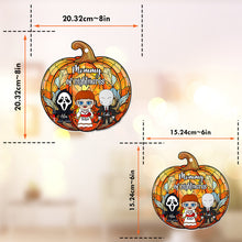 Load image into Gallery viewer, Personalized Pumpkin Suncatcher Ornament for Mom | Unique Home Decor
