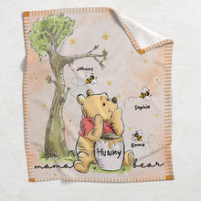 Load image into Gallery viewer, Personalized Mama Bear Mouse Blanket for Mother's Day Gift
