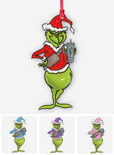 Load image into Gallery viewer, Personalized Grinch Christmas Ornament Custom Name Gift
