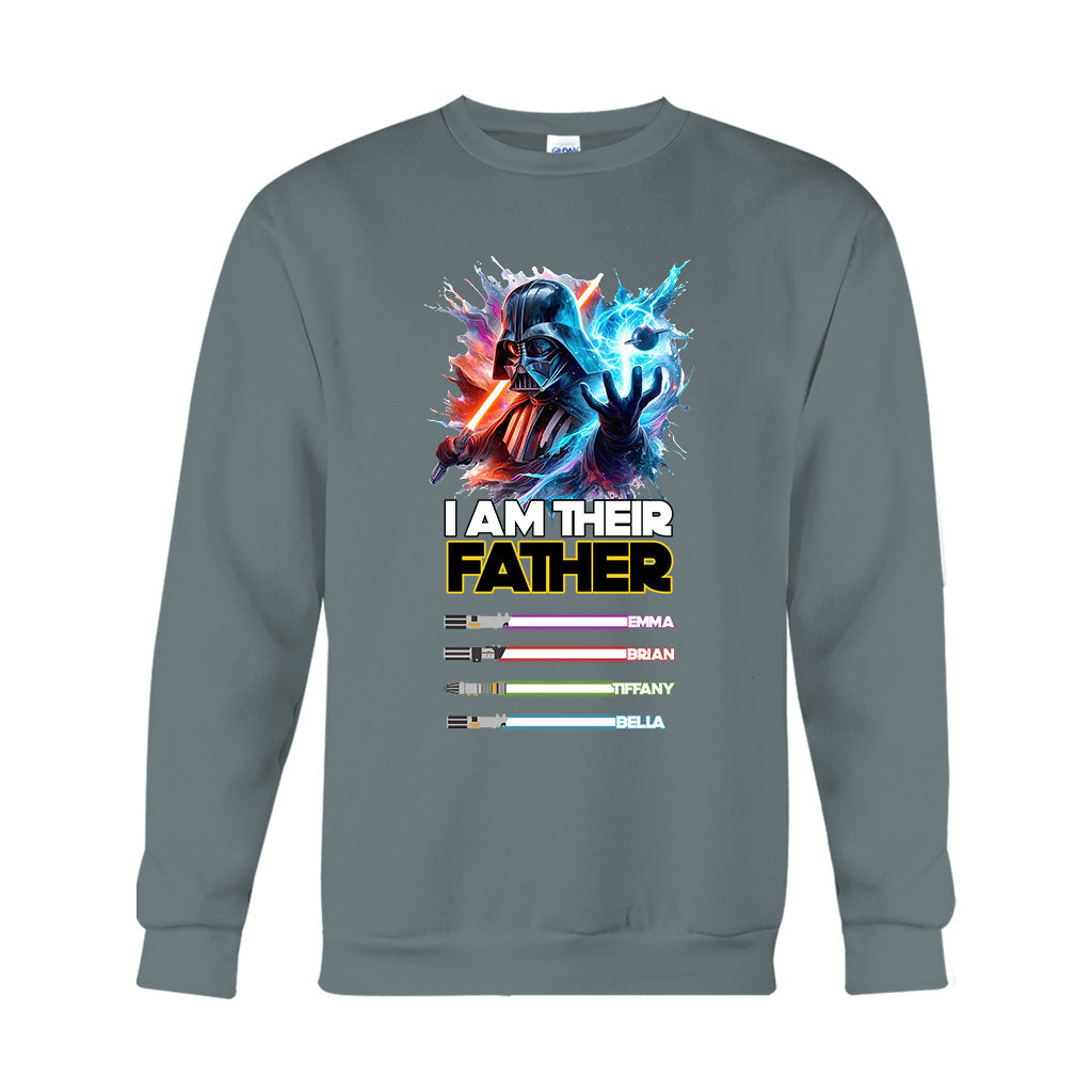 Personalized I Am Their Father T-shirt Gift for Dad