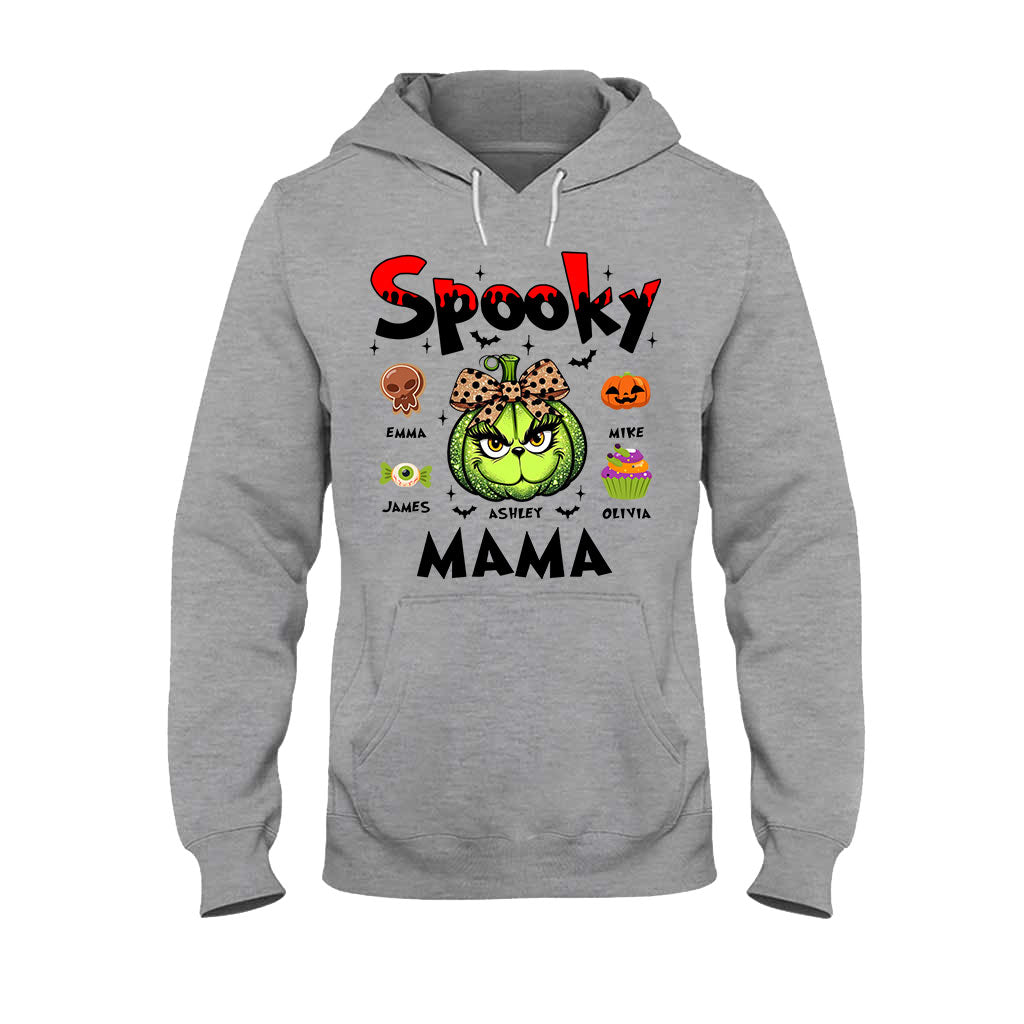 Personalized Spooky Mama T-shirt & Hoodie for Halloween Gift