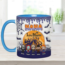 Load image into Gallery viewer, Personalized Halloween Mug for Grandma of Little Monsters
