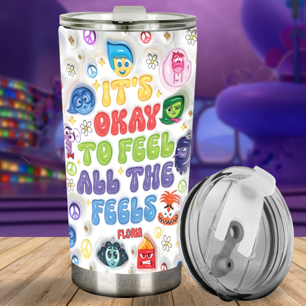 Personalized Stainless Steel Tumbler Custom Name Fun Gift