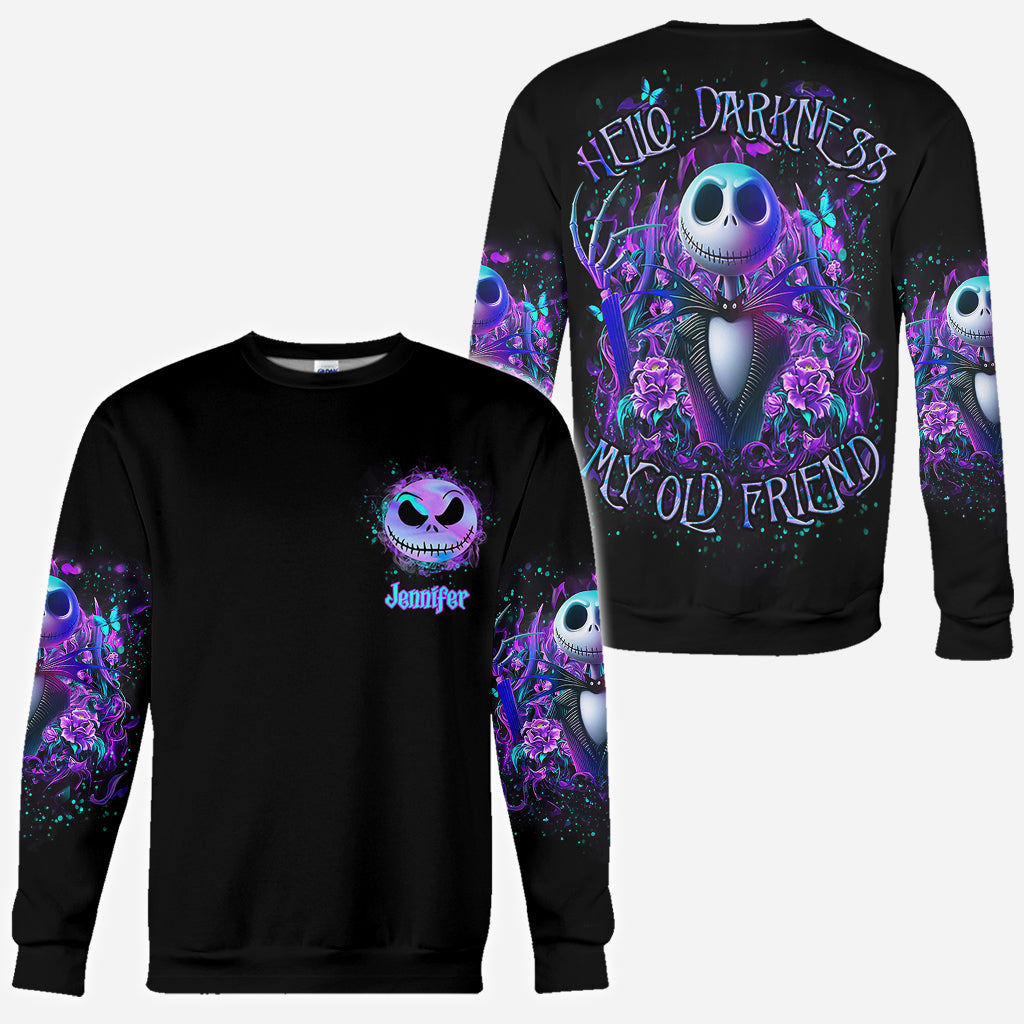 Personalized Nightmare All Over Shirt Custom Name Gift Halloween