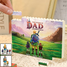 Load image into Gallery viewer, Personalized Building Brick Block Unique Gift for Dad
