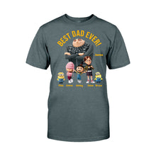 Load image into Gallery viewer, Personalized Best Dad Ever T-shirt &amp; Hoodie Gift for Father's Day
