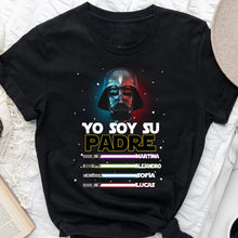 Load image into Gallery viewer, Personalized Yo Soy Su Padre T-shirt &amp; Hoodie Gift for Dad
