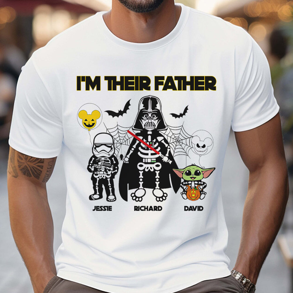 Personalized Halloween T-shirt & Hoodie I'm Their Father Gift