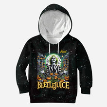 Load image into Gallery viewer, Personalized Beetlejuice All Over Shirt Custom Name Halloween Gift
