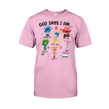 Load image into Gallery viewer, Personalized God Says I Am T-shirt &amp; Hoodie for Kids
