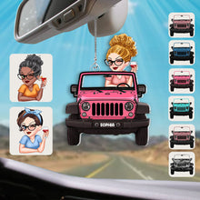 Load image into Gallery viewer, Personalized Acrylic Car Ornament Custom Name Gift for Her
