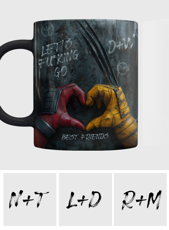 Personalized Let's Fu*cking Go Mug Custom Gift for Best Friends
